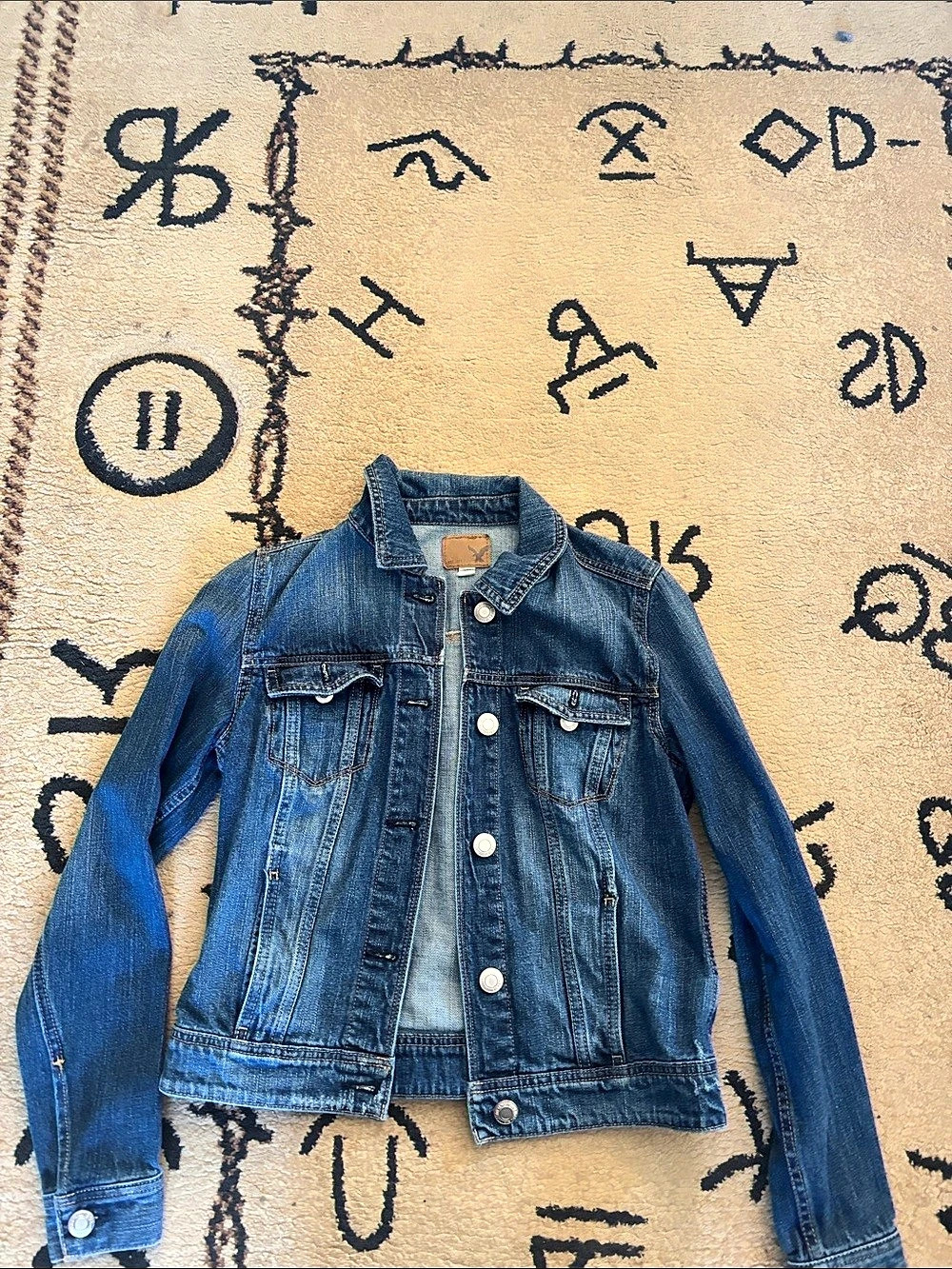 American Eagle Outfitters Denim Jacket in Blue Size Small Like New